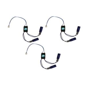 AE Model AEDSSC3 Pack Of 3 2 Wire Micro Plug Play Stay Alives