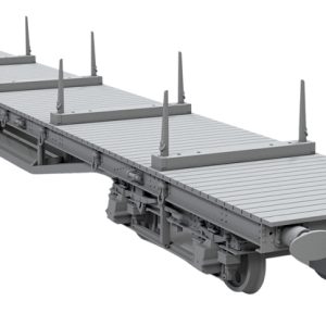 YMO Salmon bogie flat in BR grey - running number TBC